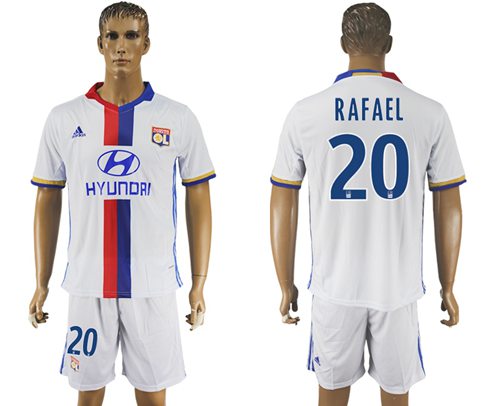 Lyon #20 Rafael Home Soccer Club Jersey - Click Image to Close
